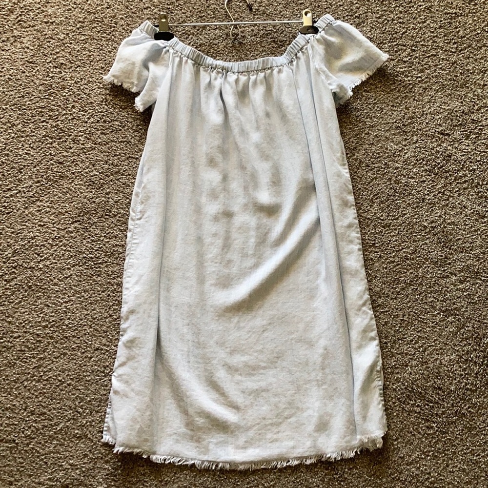 Anthropology Cloth & Stone off shoulder dress M